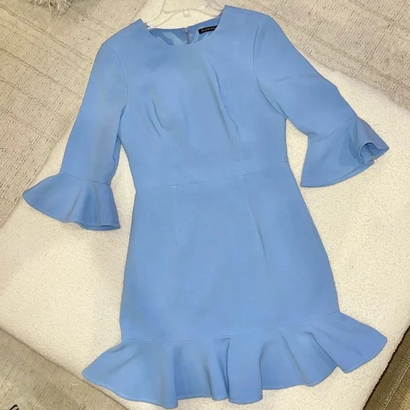 denim bodycon mini dress 3D DENIM BODYCON DRESS